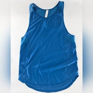 Lululemon Athletica‎ Blue Sleeveless Crop Tank Top Sz: 4